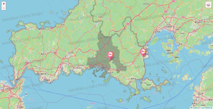 山口県の愛の家の施設地図