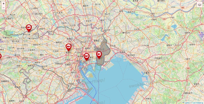 江戸川区のアプレシオ（aprecio）の店舗地図