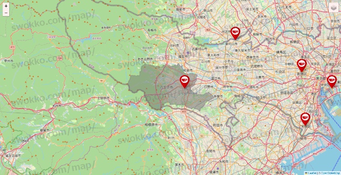 東京都のアプレシオ（aprecio）の店舗地図