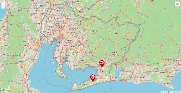 愛知県のアプレシオ（aprecio）の店舗地図