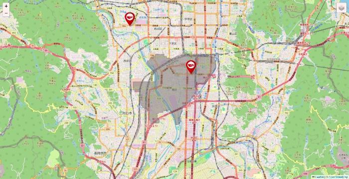 京都府のアプレシオ（aprecio）の店舗地図