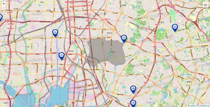 愛知県のアクトスの店舗地図