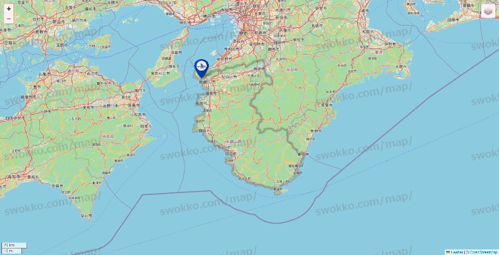 和歌山県のアクトスの店舗地図