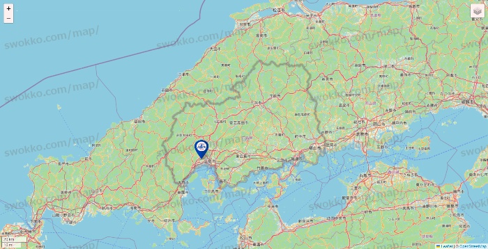 広島県のアクトスの店舗地図