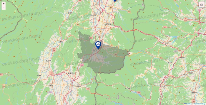 山形県のアクトスの店舗地図
