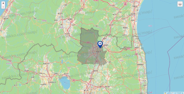 福島県のアクトスの店舗地図