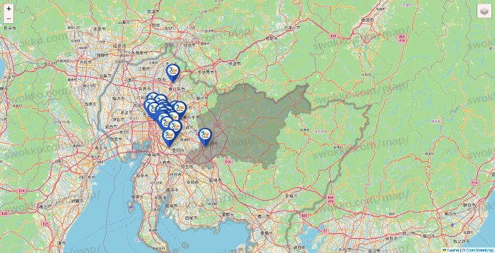 愛知県のベネッセスタイル ケアの施設地図