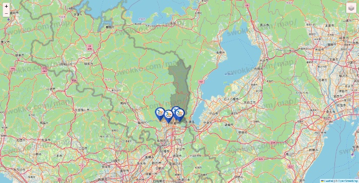 京都府のベネッセスタイル ケアの施設地図