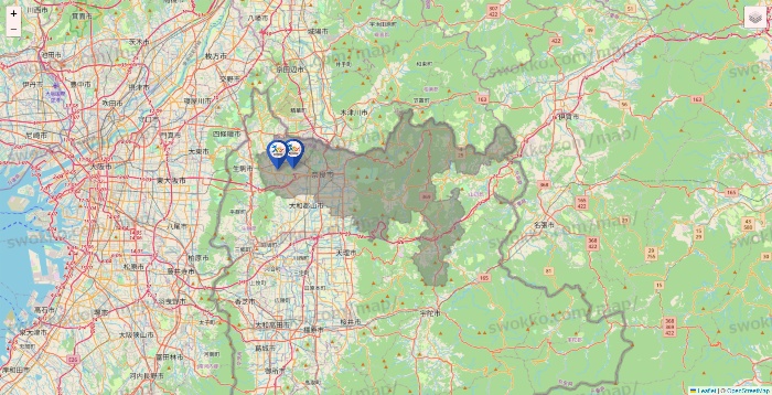 奈良県のベネッセスタイル ケアの施設地図