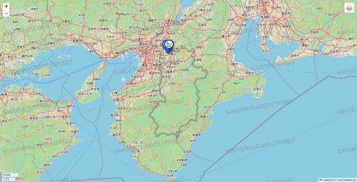 奈良県のベネッセスタイル ケアの店舗地図