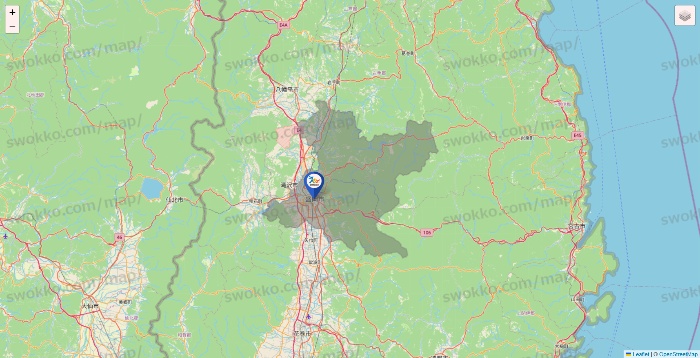 岩手県のベネッセスタイル ケアの施設地図