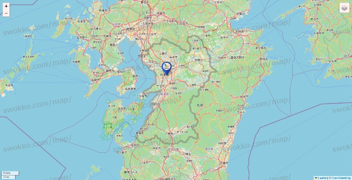 熊本県のベネッセスタイル ケアの施設地図