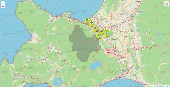 北海道のベストライフの施設地図