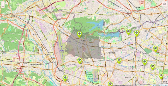 東京都のベストライフの施設地図