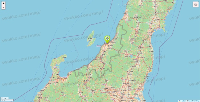新潟県のベストライフの施設地図