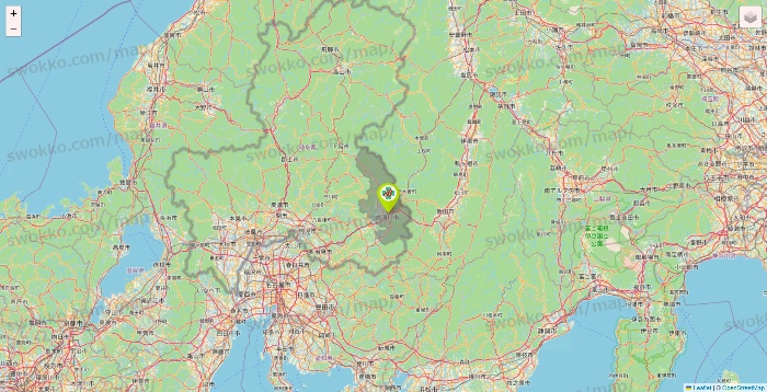 岐阜県のベストライフの施設地図