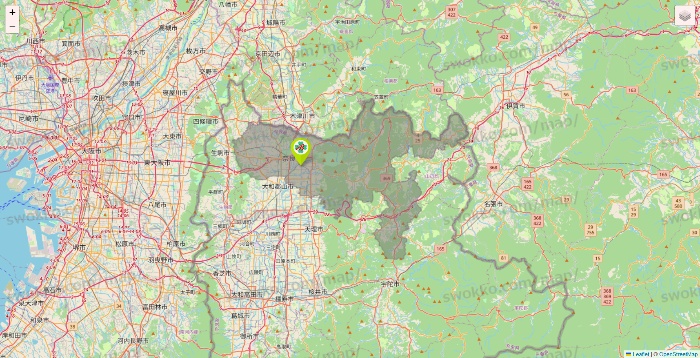 奈良県のベストライフの施設地図