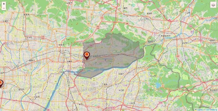 岐阜県のバーガーキングの店舗地図