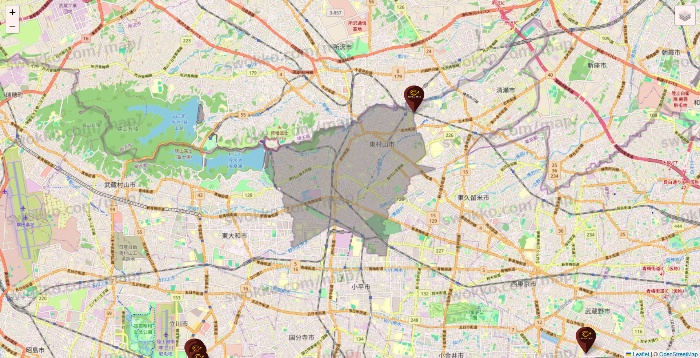 東京都のカフェ ド クリエの店舗地図