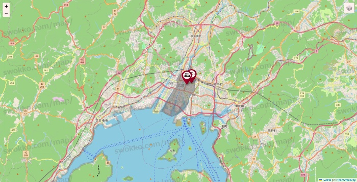 広島県のベローチェの店舗地図