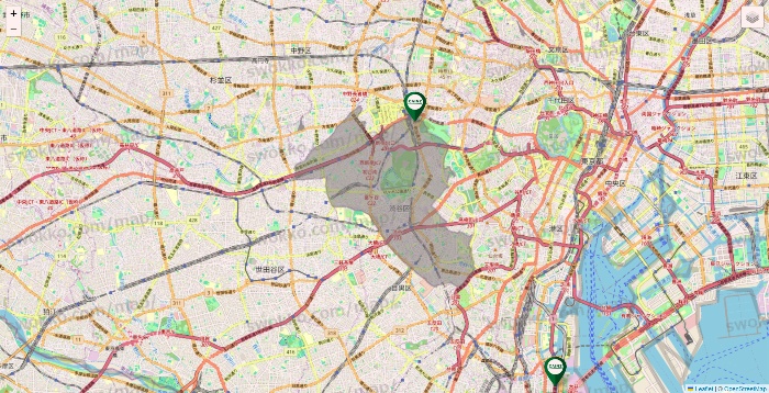 東京都のカインズの店舗地図