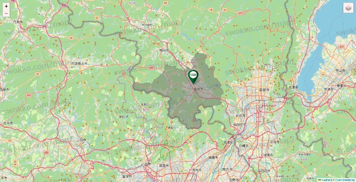 京都府のカインズの店舗地図