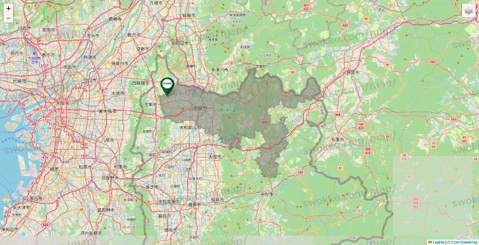 奈良県のカインズの店舗地図