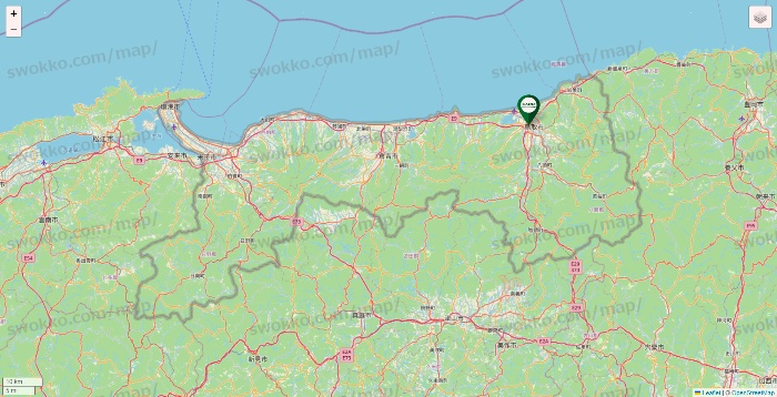 鳥取県のカインズの店舗地図