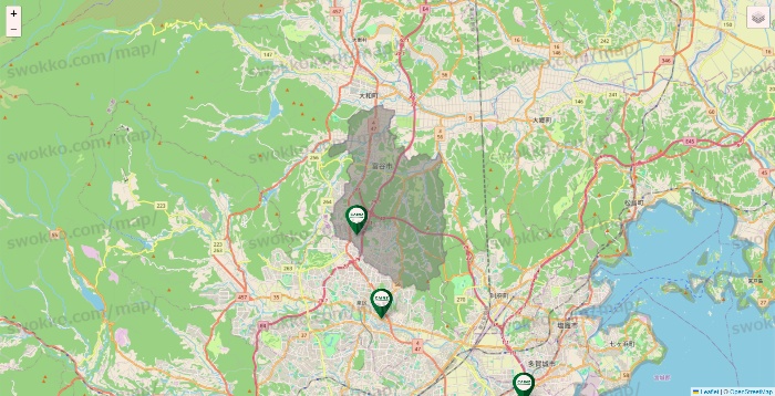 宮城県のカインズの店舗地図