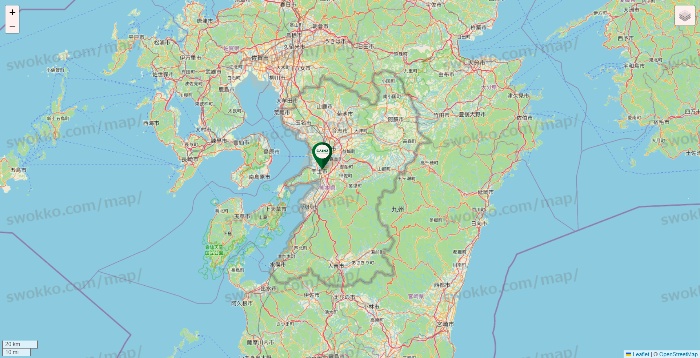 熊本県のカインズの店舗地図