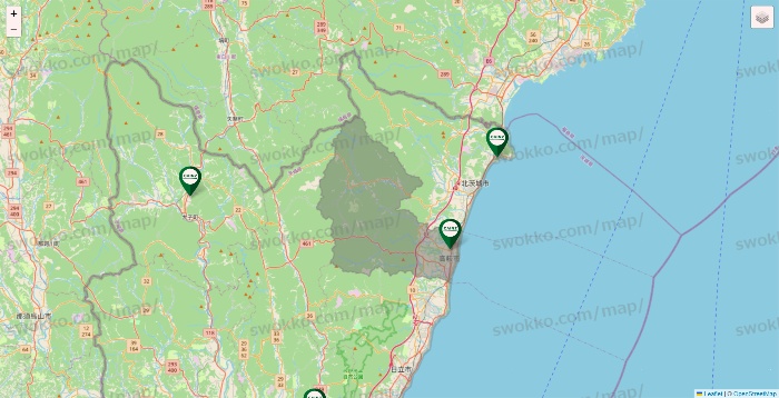 茨城県のカインズの店舗地図