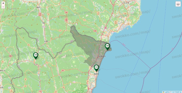 茨城県のカインズの店舗地図