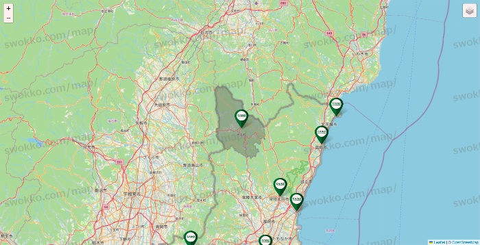茨城県のカインズの店舗地図