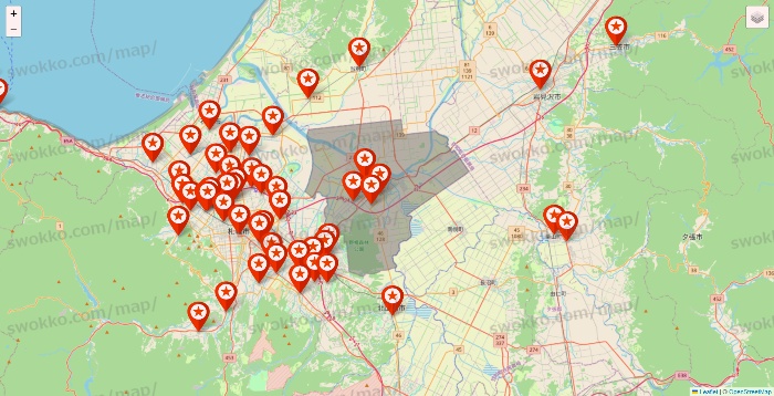 北海道のキャンドゥ（Can★Do）の店舗地図