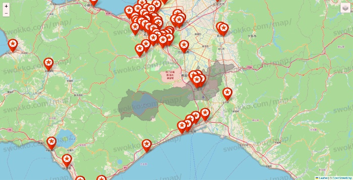 北海道のキャンドゥ（Can★Do）の店舗地図