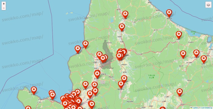 北海道のキャンドゥ（Can★Do）の店舗地図