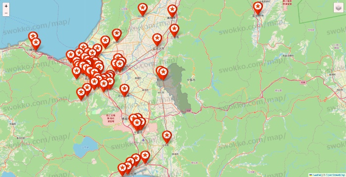 北海道のキャンドゥ（Can★Do）の店舗地図