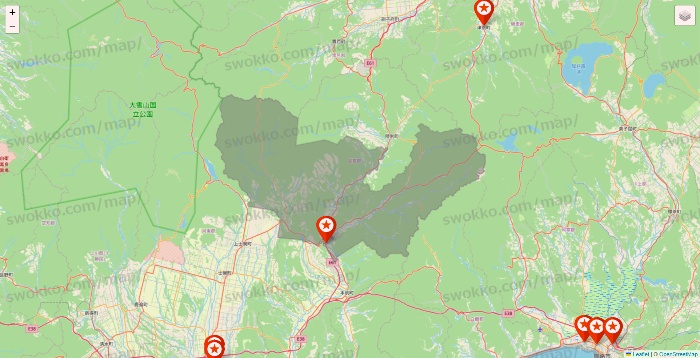 北海道のキャンドゥ（Can★Do）の店舗地図