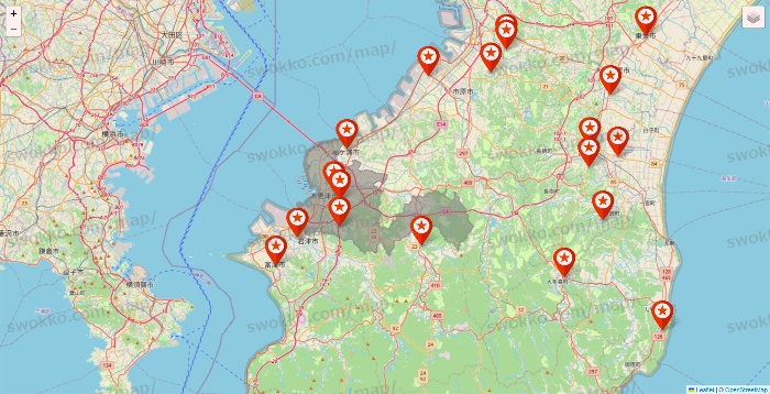 千葉県のキャンドゥ（Can★Do）の店舗地図