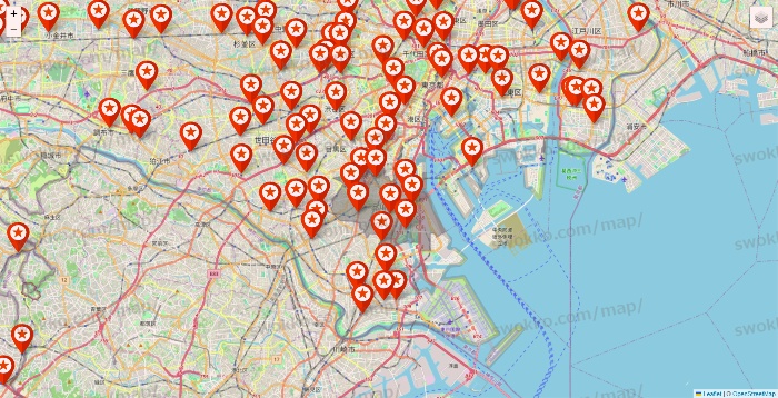 東京都のキャンドゥ（Can★Do）の店舗地図