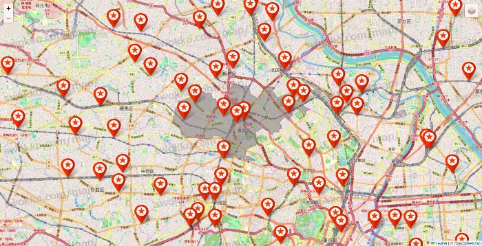 東京都のキャンドゥ（Can★Do）の店舗地図