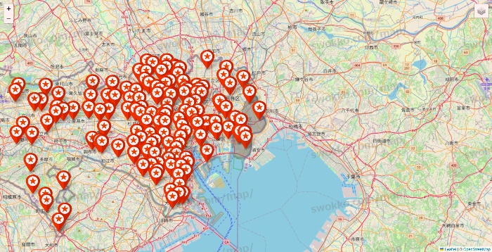 東京都のキャンドゥ（Can★Do）の店舗地図