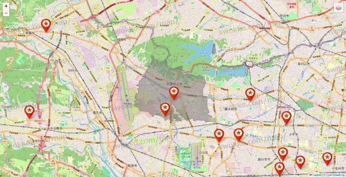 東京都のキャンドゥ（Can★Do）の店舗地図