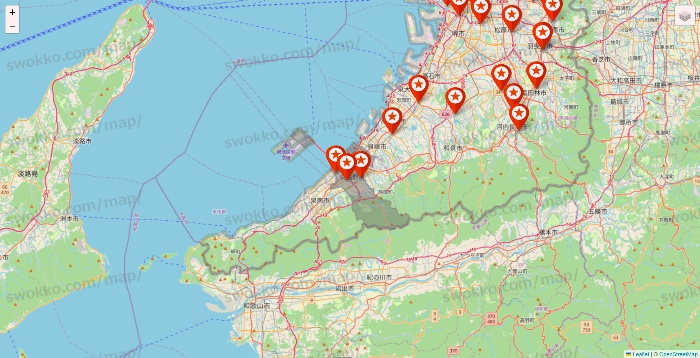 大阪府のキャンドゥ（Can★Do）の店舗地図