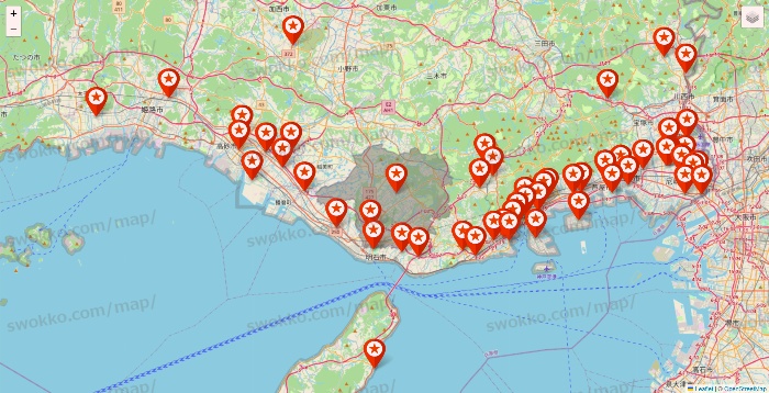 兵庫県のキャンドゥ（Can★Do）の店舗地図