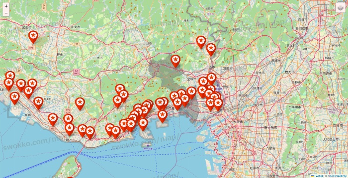 兵庫県のキャンドゥ（Can★Do）の店舗地図