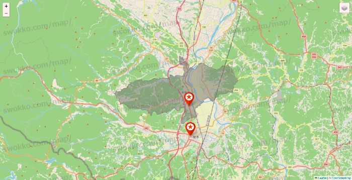 岩手県のキャンドゥ（Can★Do）の店舗地図