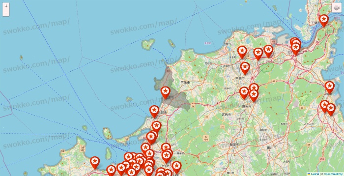 福岡県のキャンドゥ（Can★Do）の店舗地図