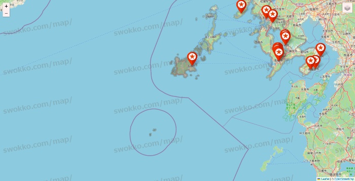 長崎県のキャンドゥ（Can★Do）の店舗地図