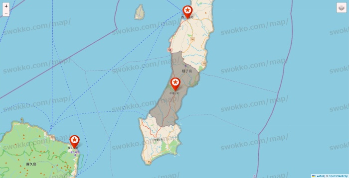 鹿児島県のキャンドゥ（Can★Do）の店舗地図